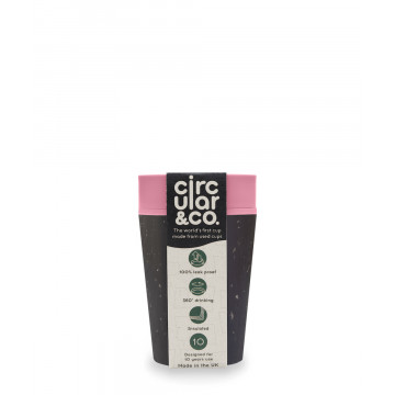 Kubek Circular&Co. 227ml - Black & Giggle Pink
